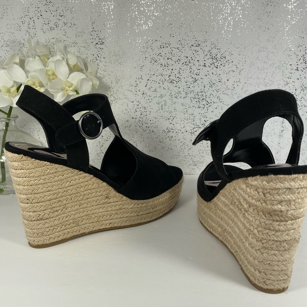 🆕Carlos by Carlos Santana Black Wedge Shoe - 8.5 - Picture 8 of 13
